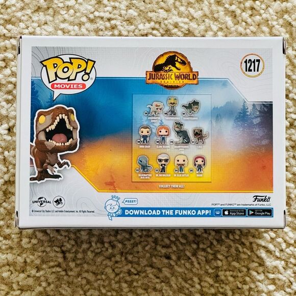 Funko Pop! Jurassic World Dominion Atrociraptor Vinyl Figure Red #1217 BAM - Picture 6 of 6